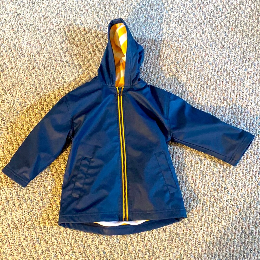 HATLEY LINED BLUE RAIN COAT